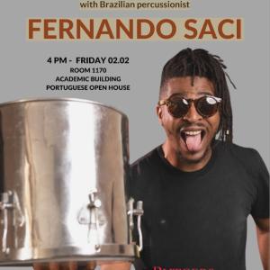 DRUMMING EXPERIENCE with Brazilian percussionist Fernando Saci
