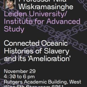 Connected Oceanic Histories of Slavery and its 'Amelioration'